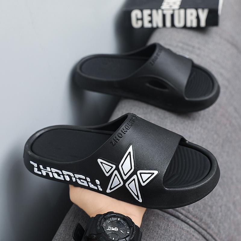 Тапочки студенческие мужские носят сандалии на толстой подошве летом мужские нескользящие и износостойкие для улицы, спорта, пляжа, для выхода