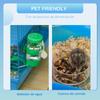 Multi-Level Hamster Cage with Tubes, Platforms, Feeder, Water Bottle, House, Wheel, and Ladders, 47x30x59 cm, Blue