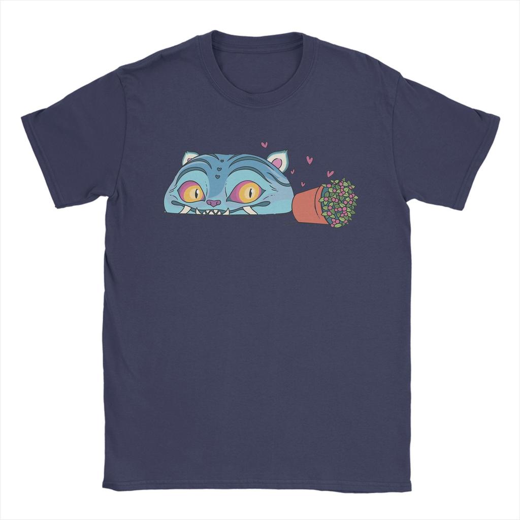 Men T-Shirt KPop Demon Hunters Derpy Humor Cotton Tees Short Sleeve  T Shirts Crewneck Clothes Plus Size