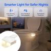 Motion Sensor Toilet Night Light Automatic Motion Sensor Light Toilet Bowl Light Indoor Use