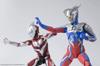TAMASHII NATIONS Ультрамен Зеро 150 мм окрашенная подвижная фигурка SHFiguarts приблизительно. АБС и ПВХ