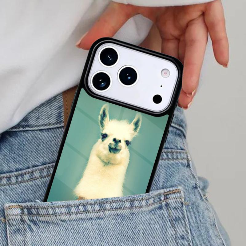 Счастливая лама путешествие без проблем лама Чехол для телефона для iPhone 16e 15 14 13 12 17 Pro Max Plus Air 17pro Чехол Coque