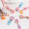 Resin Piggy Doll Keychain Creative Cartoon Doll Pendant Portable Pig Car Key Hanger  Gift