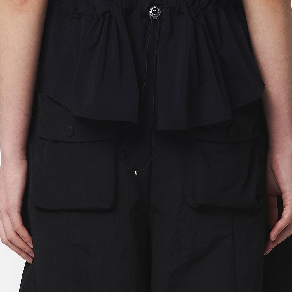 OFFROAD Women'S Half-Length Double-Pleated Pants (Black)_5L41713