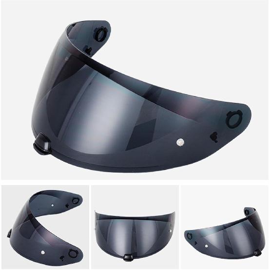 Helmet Visor Replacement Face Shield for HJ-31 i70/i10 Shield Visor Wind Shield Helmet Lens (Dark Smoke)