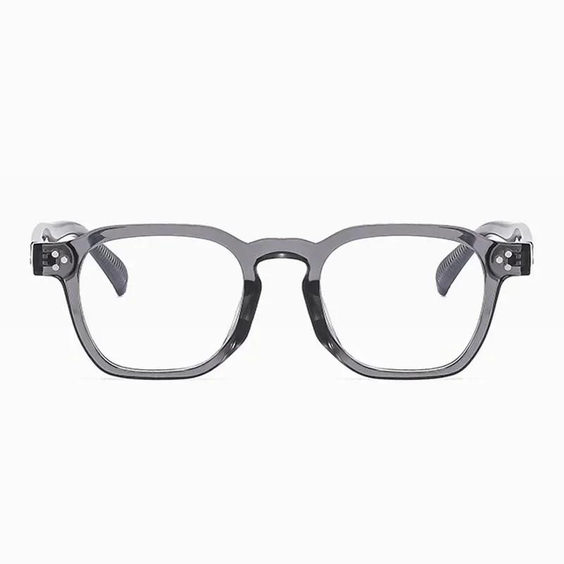 Retro Square Light Eyeglass Frame Women Men Transparent Unisex Glasses For Female Male