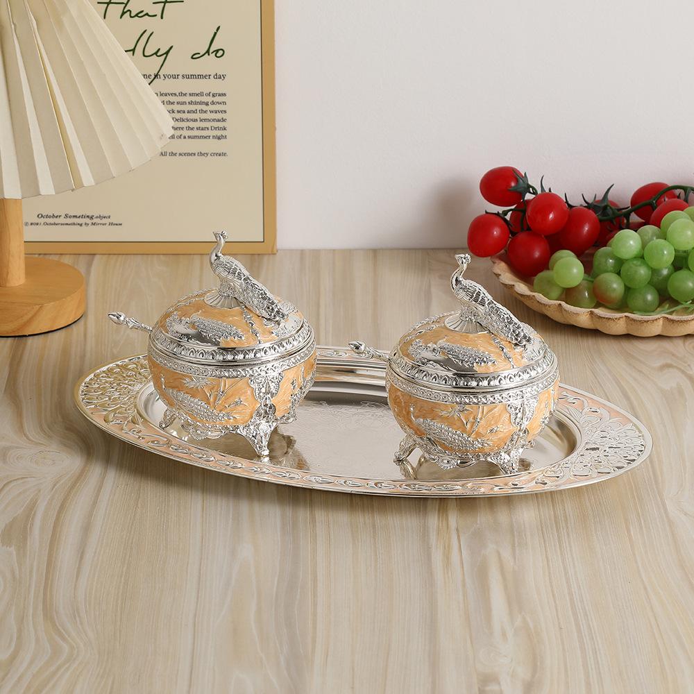 Шкатулка для специй из цинкового сплава, слон, сахарница, солонка, кухонная банка для специй, бутылочка для приправ, органайзер-коробка для специй, коробка для специй