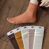 5/10 Pairs Autumn Winter Wool Socks for Women: Mid Calf Socks Fashionable Warm Versatile Pile Socks Solid Color Lace Socks Loose Fit Cashmere Socks