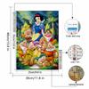 DIY Diamond Painting Princess and Dwarf Cross Stitch Kit Mosaic Art Diamond Painting Full Circle Diamond Home Decoration