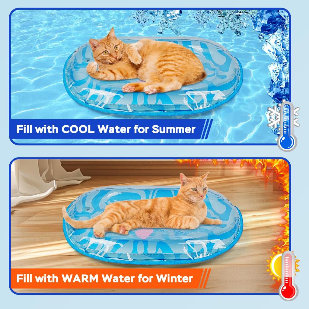 Сенсорный игровой коврик с дополнительным защитным чехлом, утолщенный эллипс, игрушка-кровать для кошек и собак