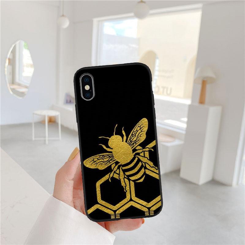 CJ11 Art Bees Cartoon Soft Shell Phone Case for Xiaomi Poco C40 C50 C51 C55 C65 C71 C75 F3 F5 F6 F7 M2 M3 Pro Ultra