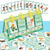 96PCS Action Cognition Cards Table Model Education Card Thinking Training English Learning Flash Card Kids Educational Toys