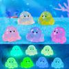 Micro-landscape Seven-color Luminous Small Octopus Decorative Item Seawater Bottom Fish Tank Landscape Resin Handicraft