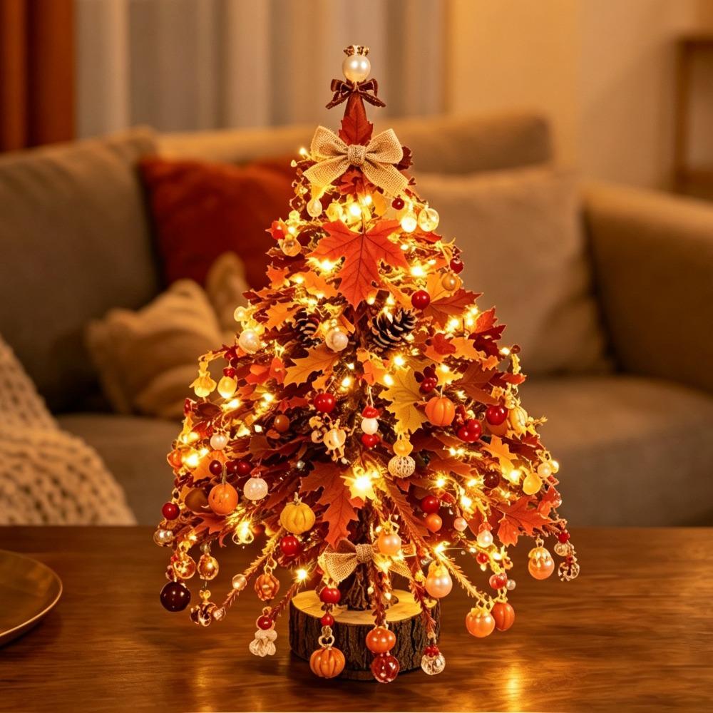 Multi-Color Beads Beaded Christmas Tree Kit Mini Christmas Tree Ornament Halloween Ornament