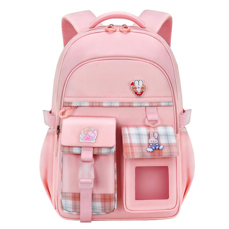 Рюкзак большой вместимости с защитой спины для девочек - Легкий школьный рюкзак на двойных лямках