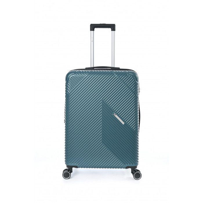 Lot de 4 Valises extensibles rigides + 30% de volume - Lys Paris 339/4 - Vert