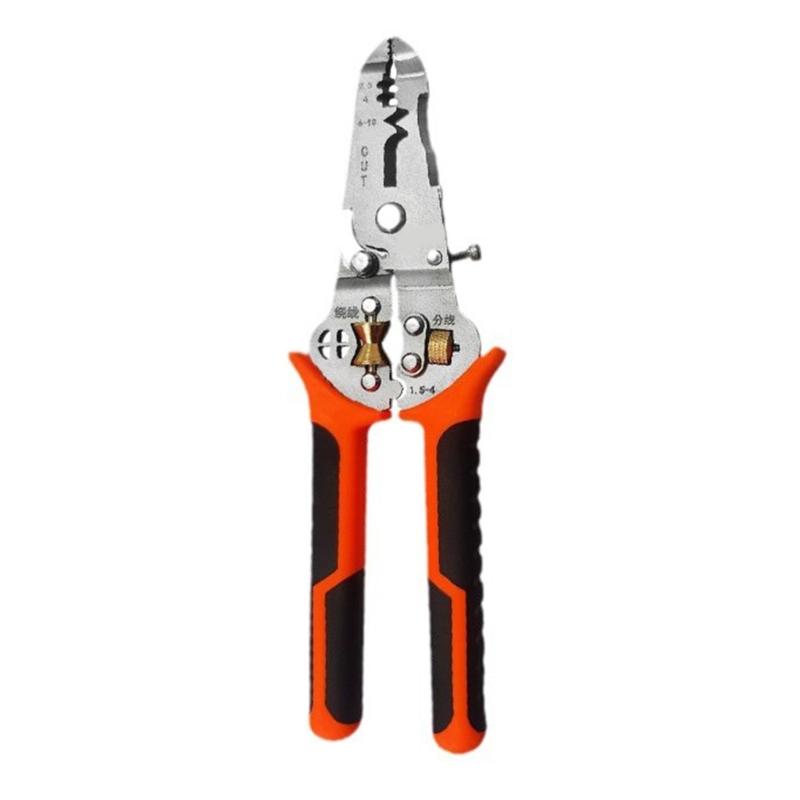Electrical Crimping Plier Cable Cutter Stripper Crimper With Wire Stripping, Cutting, Crimping Electrician Pliers
