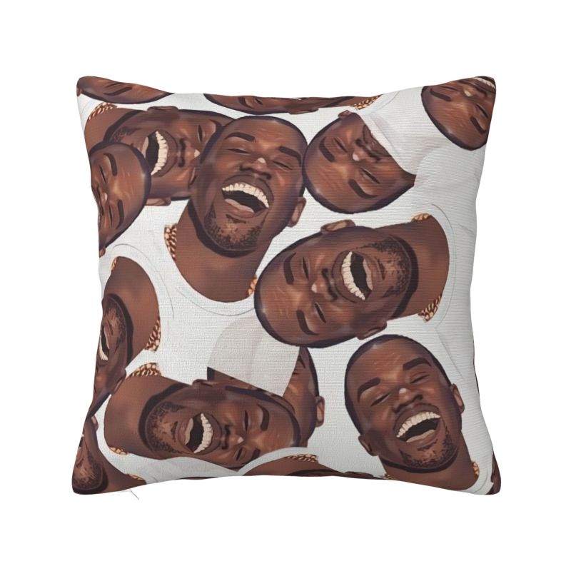 Luxury Popular Singer Kanye West Cushion Covers xcm Velvet Pillow Case for Car Square Pillowcase Bedroom Decoration