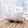 Supplies Paper Clamp Desktop Decoration Place Card Photos Clips Clamps Stand Table Numbers Holder
