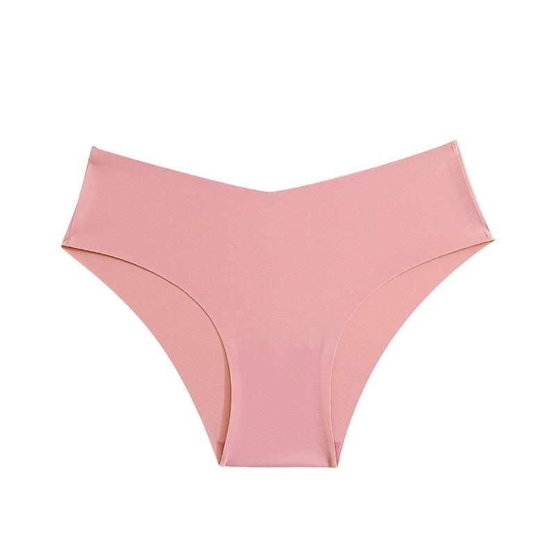 FINETOO Бесшовные трусики, женские сексуальные трусы с V-образной талией, M-2XL, нижнее белье больших размеров, удобные женские трусы, нижнее белье