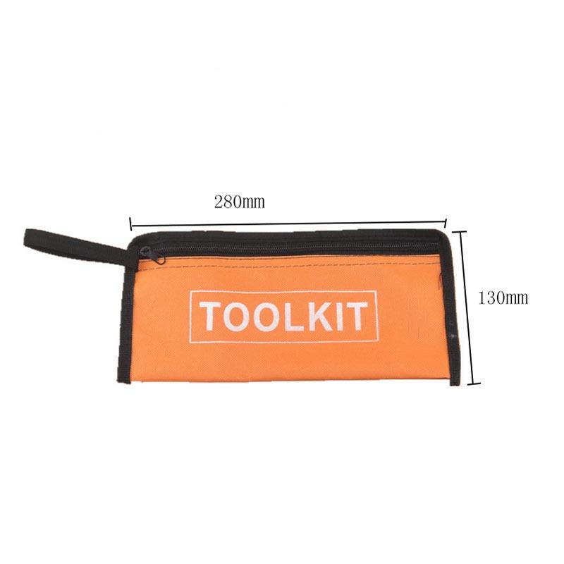 Холст Оксфорд на молнии, сумка для инструментов, водонепроницаемый органайзер для хранения, многофункциональная портативная дорожная сумка, маленькие сумки для инструментов