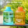 Portable Water Bottle Bucket Plastic Bottle Outdoor Sport Drinking Water Bottles Portable Student Cup Gym Hiking Cups