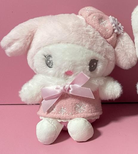 New Product In Stock Japanese Love Button Kt Cat Plush Toy Doll Pendant Cute Bow Girl'S Heart Plush Bag Pendant Surprise Gifts