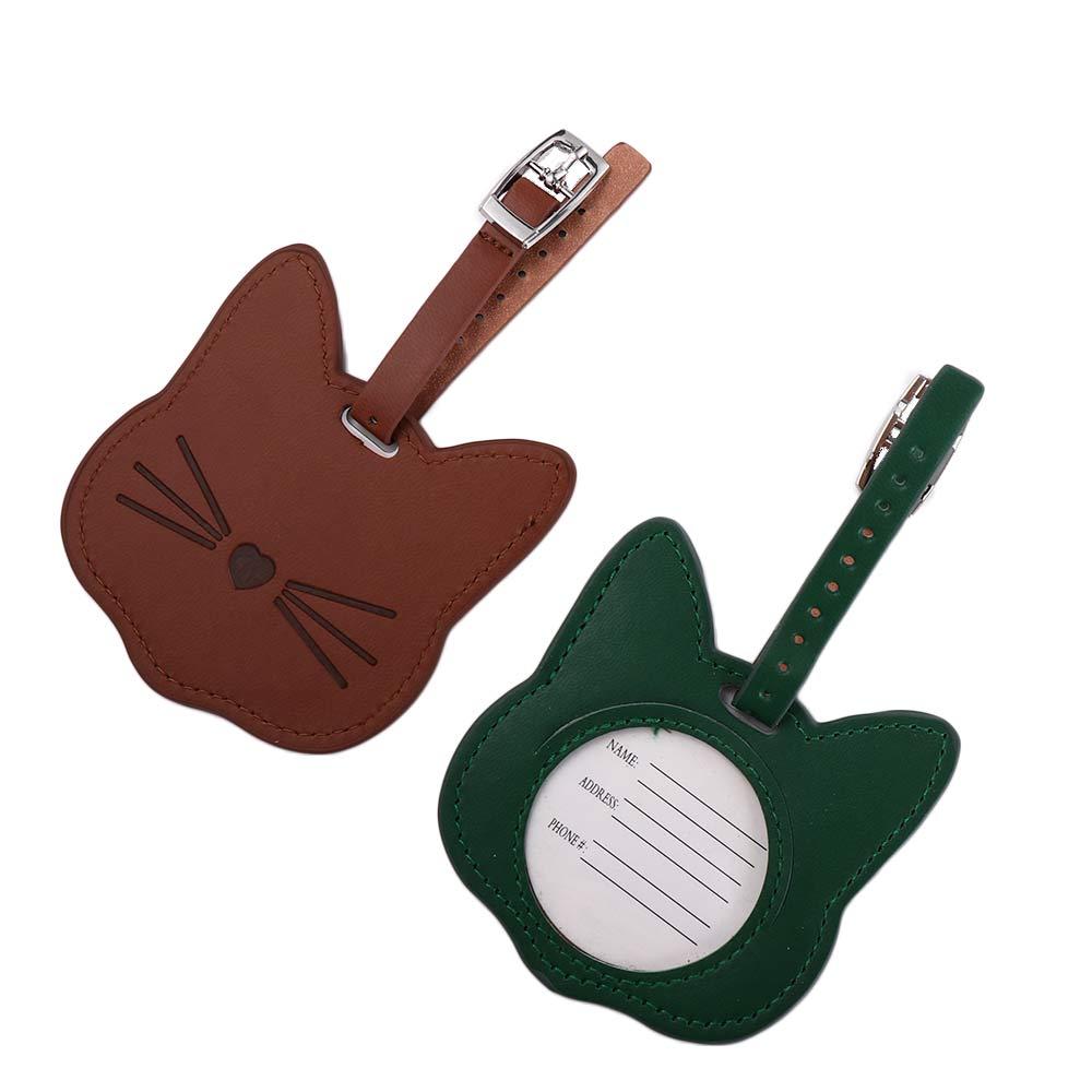 Travel Cat Shape Suitcase Tag Luggage Tag Travel Accessories Airplane Suitcase Tag Boarding Pass