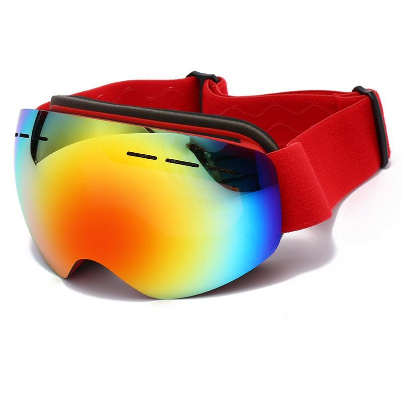 Kids Ski Goggles Double-Layer Anti-Fog Large Spherical Lens Wide Field Of View Windproof Snow Sports Eyewear