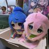 Милые расслабленные кемпинговые плюшевые наборы Yuru Camp: Рин Сима, Надэсико Кагамихара, Мини-хлопковые куклы, Аниме-брелок-подвеска, Подарок для фанатов