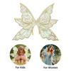 Sparkling Organza Butterfly Wings Girls Angel Wings  for Halloween Dress Up Party Favor Gift