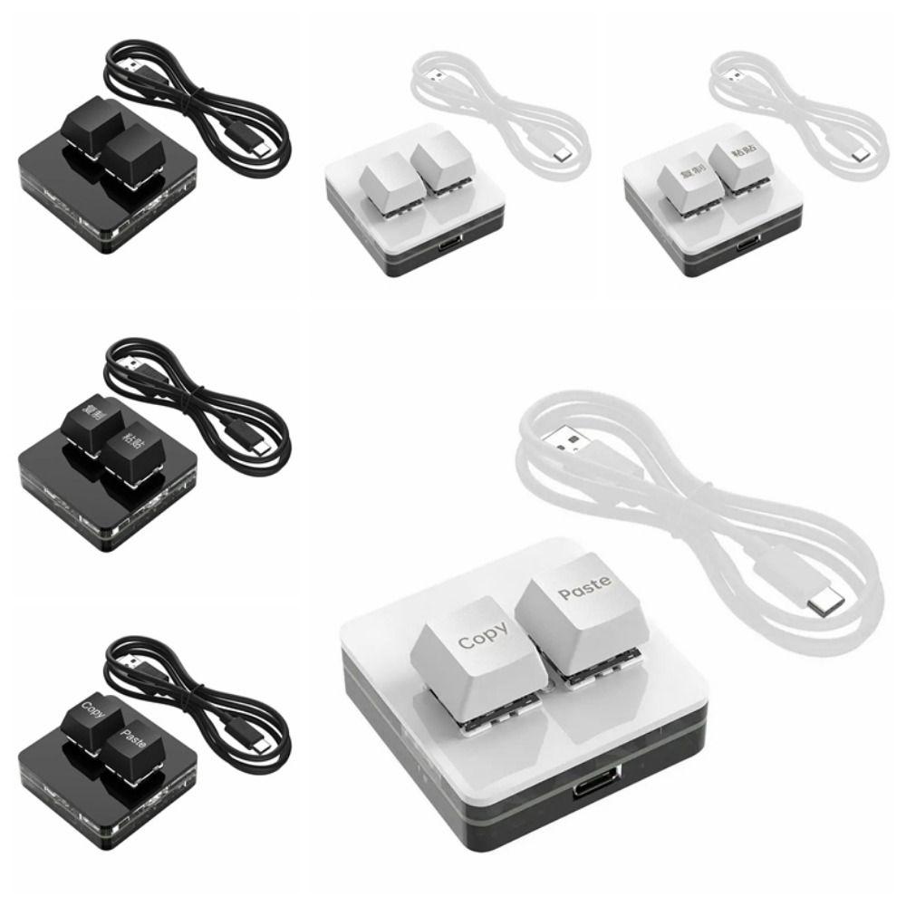 Keypad Copy Paste Keypad Mini 2 Keys Mini Keypad Hot Swap Custom Mini 2 Key Keypad  PC