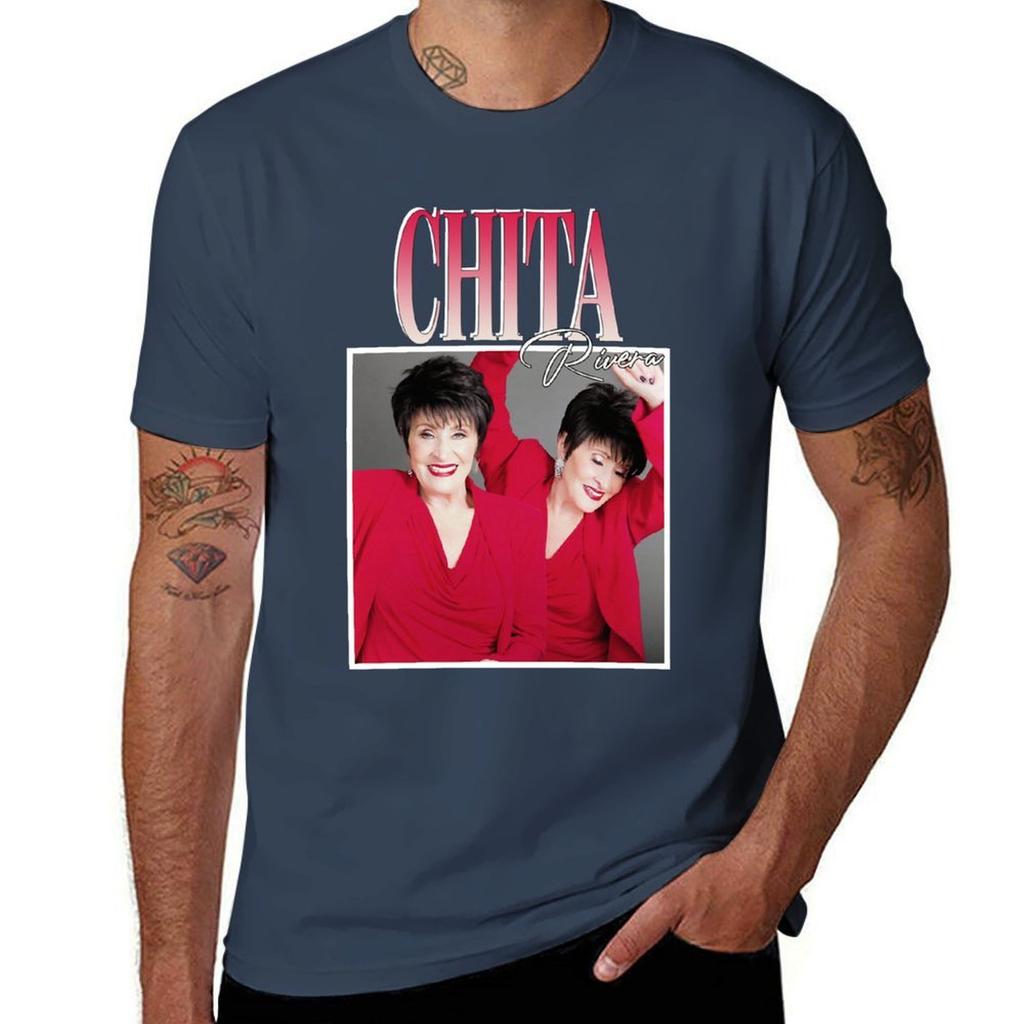 Unisex WoUnisex Chita Rivera Funny Unisex Fan T-Shirt Summer Print Short Sleeve Tee