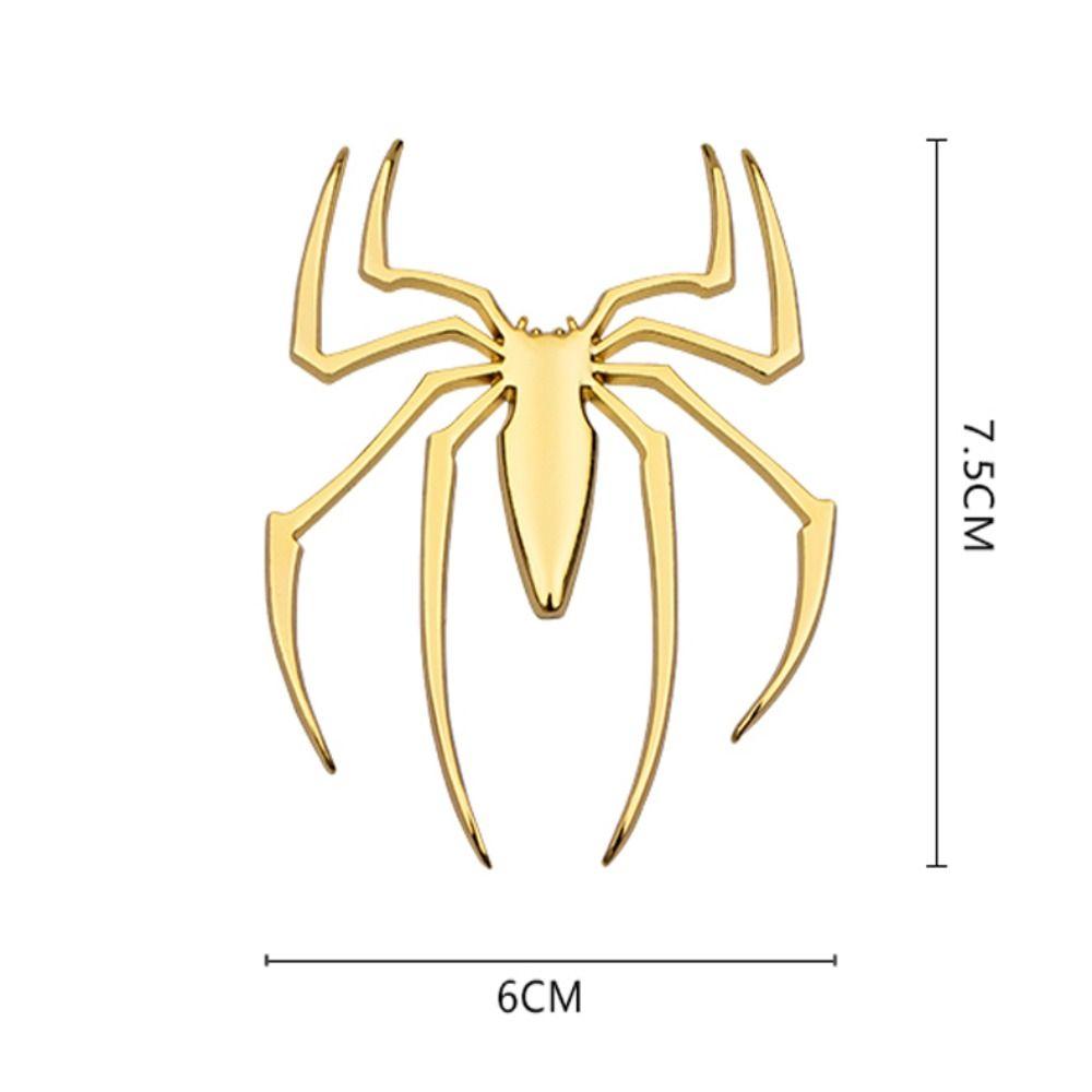 Украшение Орнамент Авто Эмблема Наклейка Мото Наклейка 3D Наклейка на автомобиль 3D Форма паука Наклейка на автомобиль