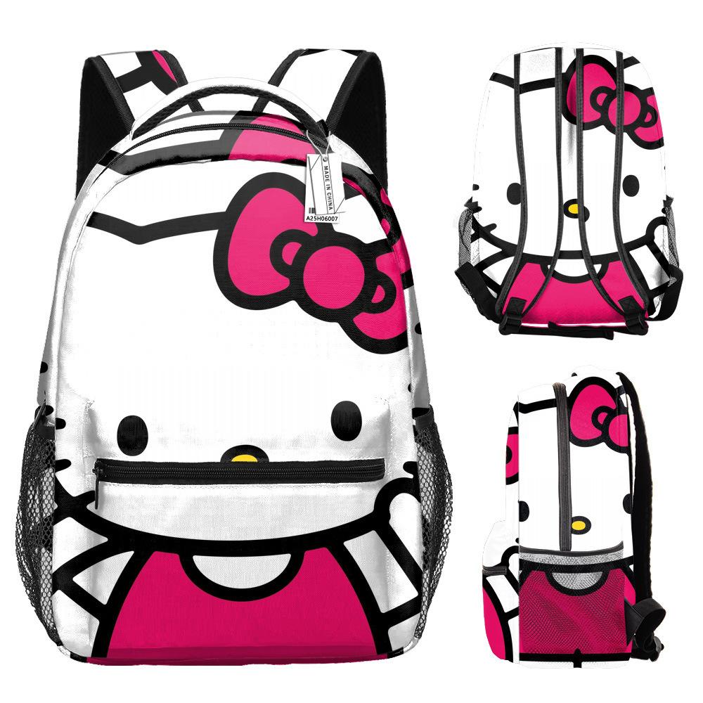 Hello Kitty Schoolbag, Primary School Students, Girls, Girls, New Models, Weight Reduction, Large Capacity Hello Kitty Backpack, Cartoon