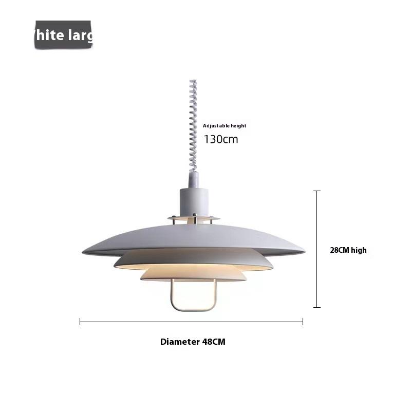 Nordic Danish Primus дизайнерская гостиная ресторан бар многослойная круглая люстра foul с подвижным подъемным механизмом PH