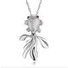 925 Sterling Silver Necklace Women's Annual Fish Silver Pendant Exquisite Ornament Valentine's Day Silver Jewelry