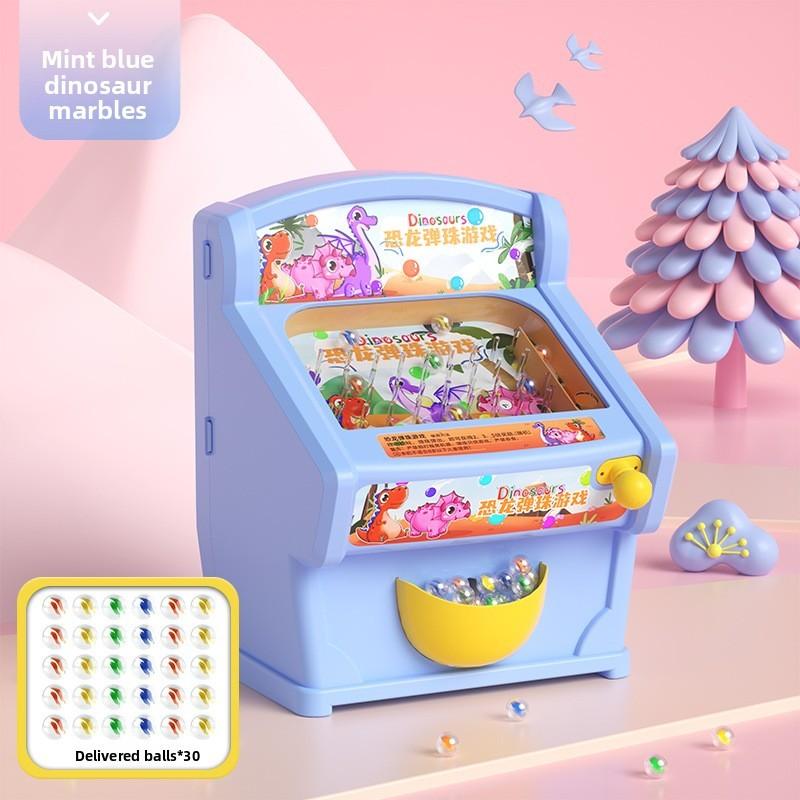 Игровой автомат Пинбол с динозаврами Электрическая головоломка Игрушка для детей с мигающими огнями и музыкой