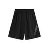 Li Ning Sports Lifestyle Series Letter Print Ice Feel Moisture Wicking Loose Fit Sports Shorts Men Shorts Black AKSU229-1
