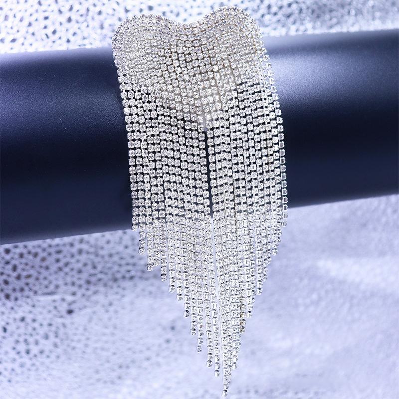 Korean Love Brooch Tassel Chain Lapel Pins Coat Dress Lapel Pins Wedding Party Gifts For Women Men Accessories