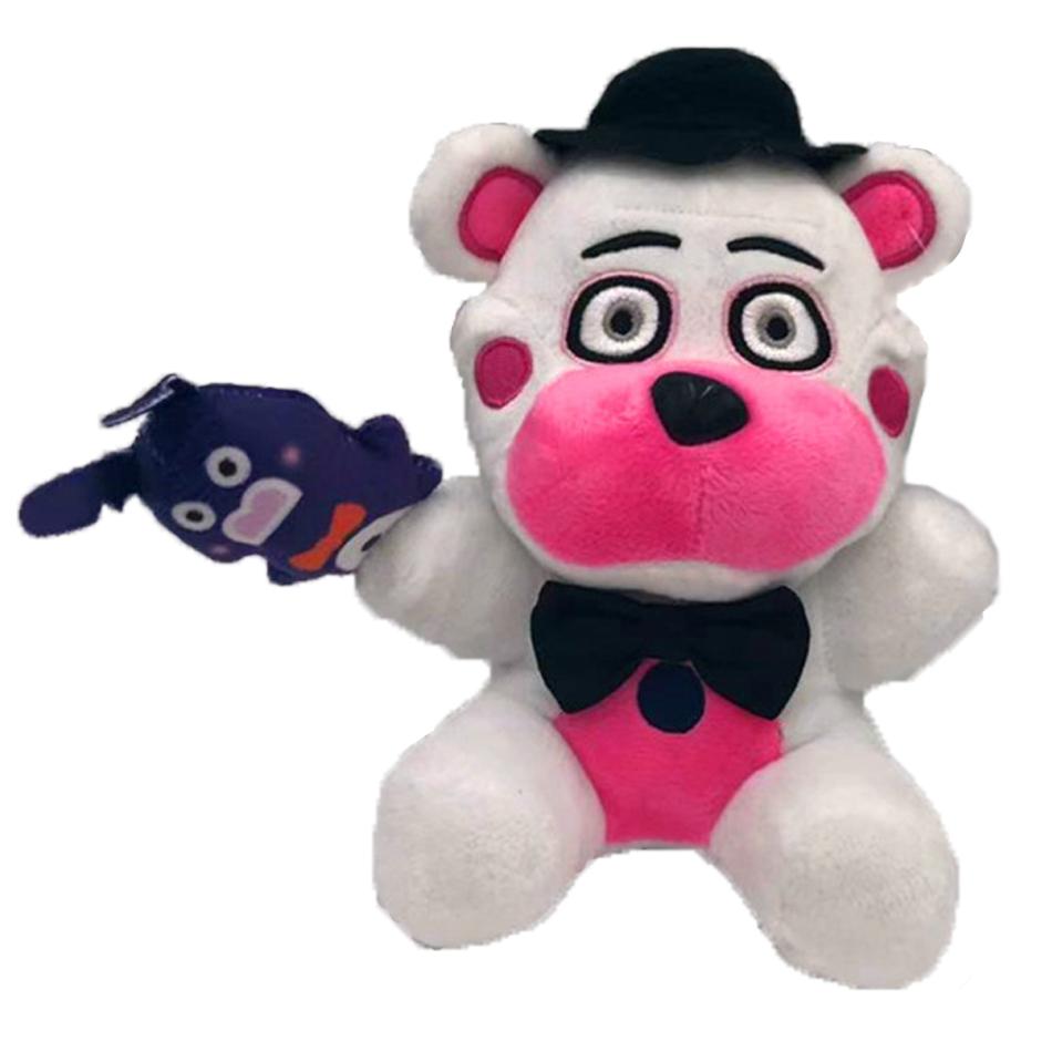 18 см Аниме Каваи Fn af Плюшевая игрушка Мультяшный Фредди Плюшевая кукла Медведь Кролик Животное Плюшевые игрушки Fazbear Рождественские подарки