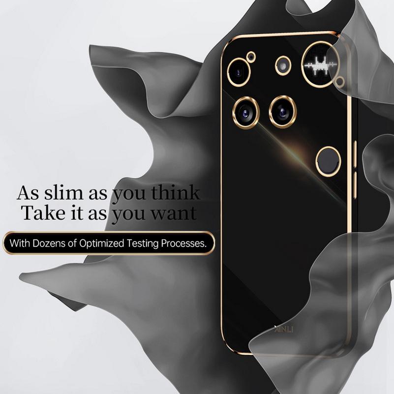 Чехол с позолоченной рамкой для Nothing Phone3 (3a) Pro Phone 3A телефон 2a 2 Nothing CMF телефон2 Мягкая Покрытие край Чехол