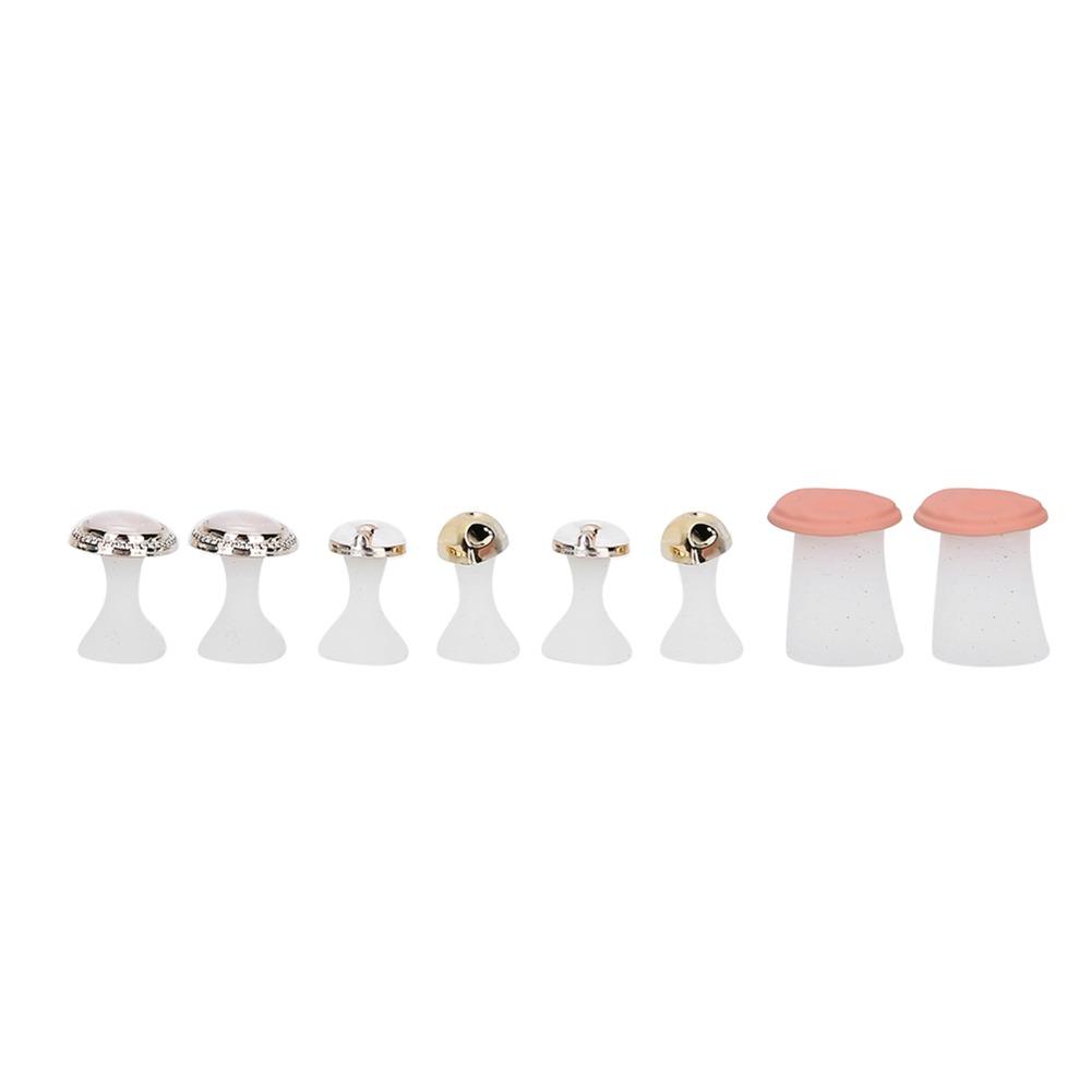 8 Pcs Non-slip Pedicure Toe Dividers Soft Silicone Reusable Toe Dividers Home Use