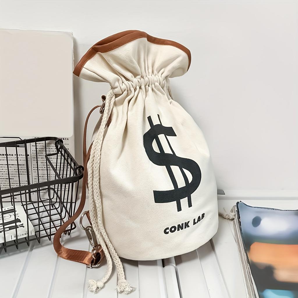 1pc Multi-purpose Canvas Bag, Men's And Women's Shoulder Messenger Bag, Outdoor Casual Backpack