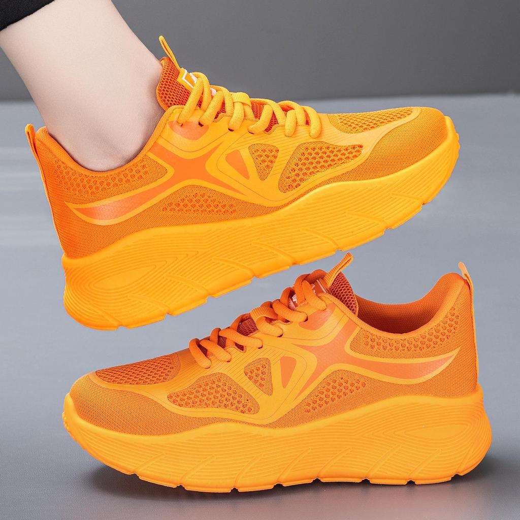 Женские легкие кроссовки из сетки Flyknit - Удобная, универсальная низкая повседневная обувь