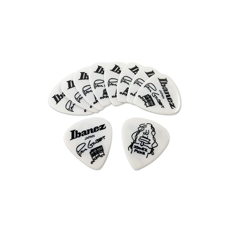 IBANEZ 1000PG-WH Paul Gilbert Pick Guitar Picks x 10