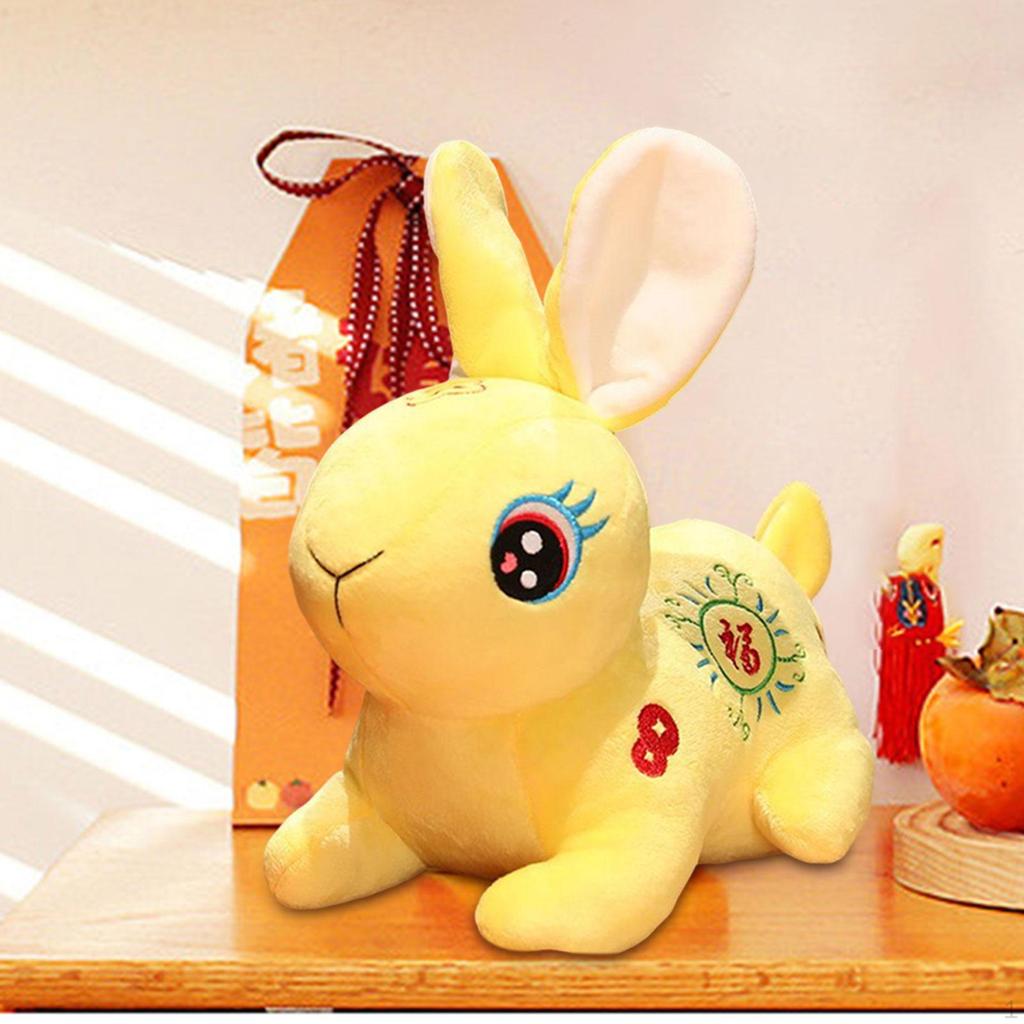 Плюшевая игрушка, кукла, подушка, фигурка кролика, украшения на Китайский Новый год