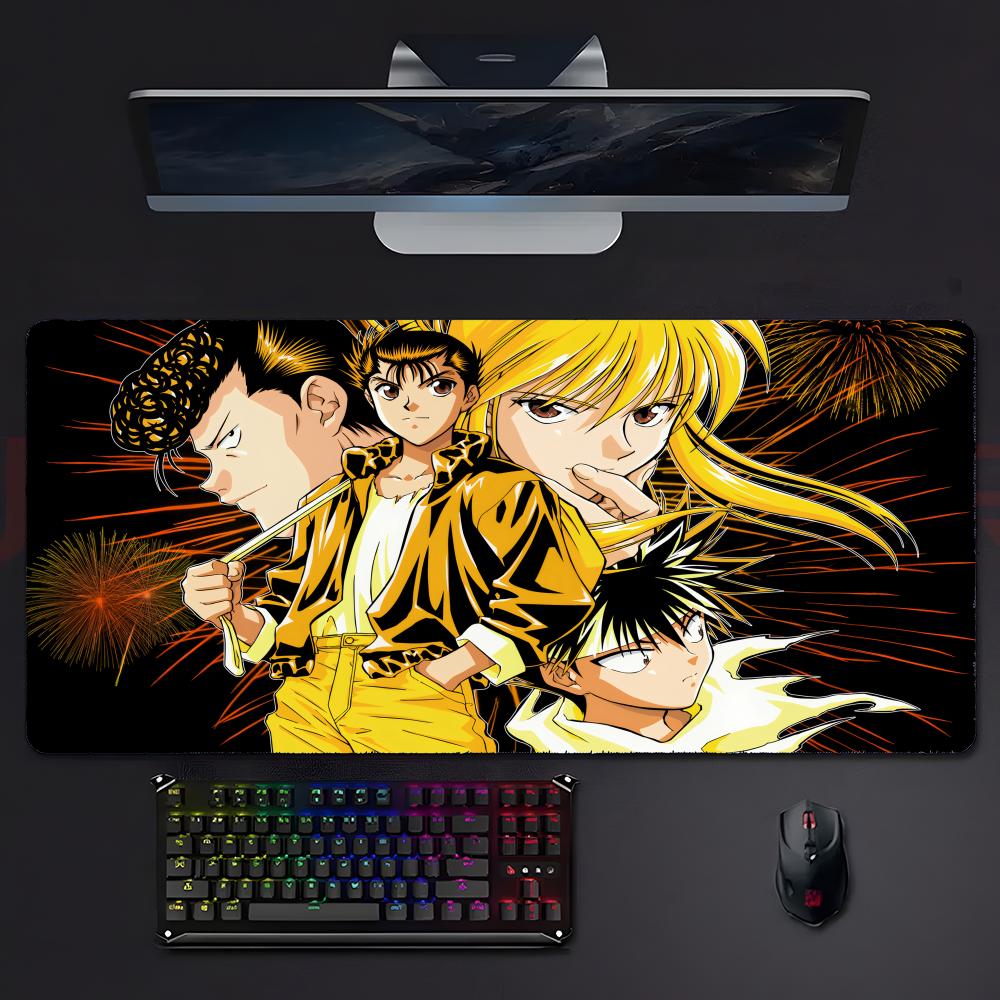 Classic Cool Anime YYuyu HHakusho Mouse Pad Mousepad Large Gaming Lockedge Thickened Pc Table Desk Mat