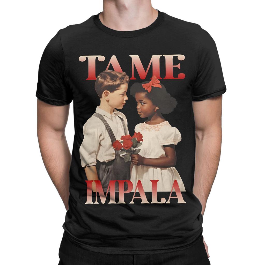 Mens Womens Tame Impala rock metal band T Shirt 100% Cotton New Arrival T-Shirt  Clothing Outfits