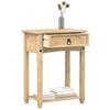 VidaXL Console Table Corona 55x35x73 Cm Solid Pine Wood, Sofa Table, Side Table, Hallway Console Table, 4002774